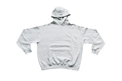 Pre-owned Fear Of God Essentials Los Angeles 3m Pullover Hoodie In Grey