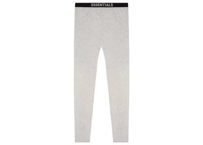 Pre-owned Fear Of God Essentials Lounge Pants In Heather Grey