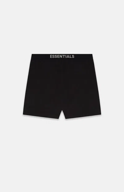 Pre-owned Fear Of God Essentials Lounge Shorts In Dark Slate/stretch Limo/black
