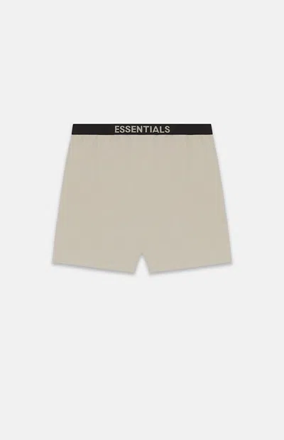 Pre-owned Fear Of God Essentials Lounge Shorts In Tan