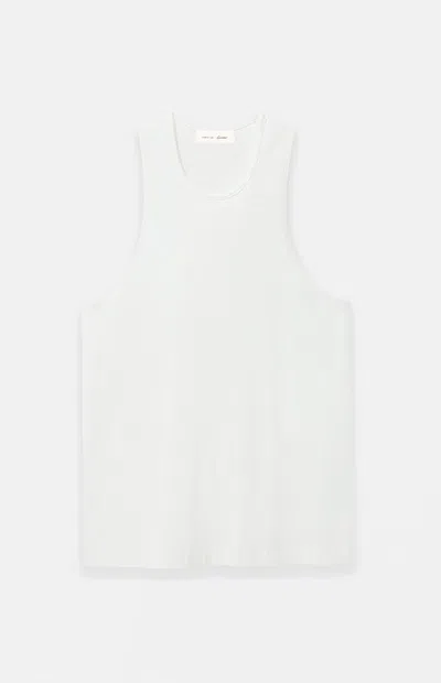 Fear Of God Essentials Men's Ivory Signature Tank Top In White
