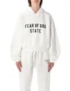 Fear Of God Essentials Modern Fit Hoodie In White