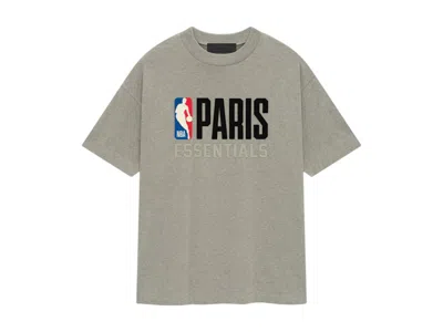 Pre-owned Fear Of God Essentials Nba Paris Tee Shirt In Warm Heather
