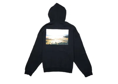 Pre-owned Fear Of God Essentials Photo Pullover Hoodie In Black
