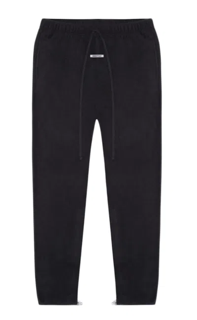 Pre-owned Fear Of God Essentials Polar Fleece Sweatpants In Dark Slate/stretch Limo/black