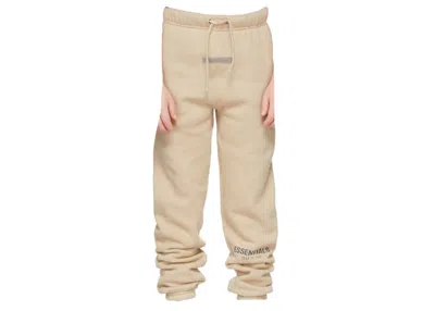 Pre-owned Fear Of God Essentials Ssense Exclusive Kids Lounge Pants In Linen