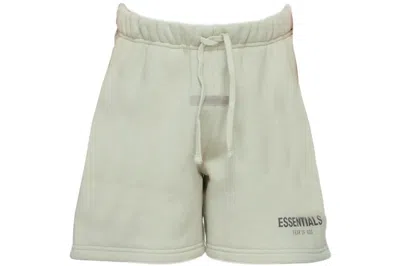 Pre-owned Fear Of God Essentials Ssense Exclusive Kids Sweatshorts In Concrete