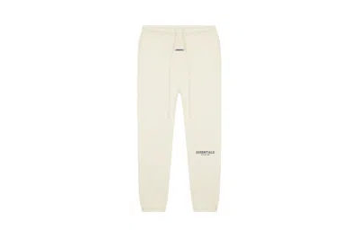 Pre-owned Fear Of God Essentials Sweatpants (ss20) In Buttercream