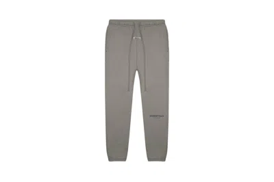 Pre-owned Fear Of God Essentials Sweatpants (ss20) In Gray Flannel/charcoal