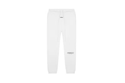 Pre-owned Fear Of God Essentials Sweatpants (ss20) In White