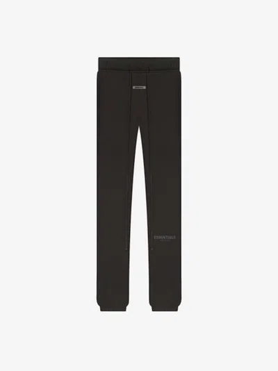 Pre-owned Fear Of God Essentials Sweatpantsin Weathered Black/washed Black