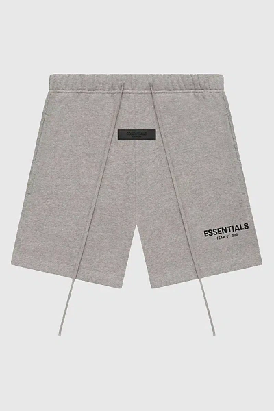 Fear Of God Essentials Sweatshort (ss22) In Dark Grey, Men's At Urban Outfitters