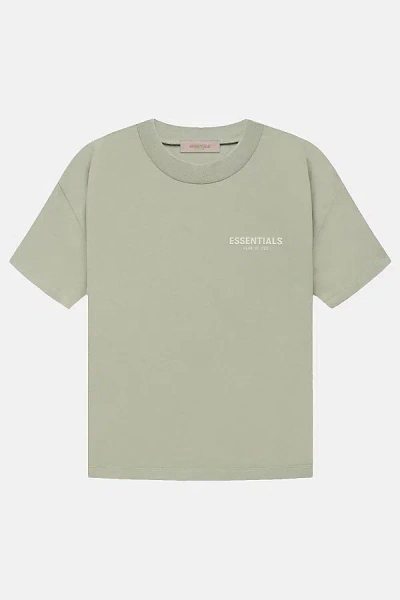 Fear Of God Essentials T-shirt Ss22 Top In Green, Men's At Urban Outfitters