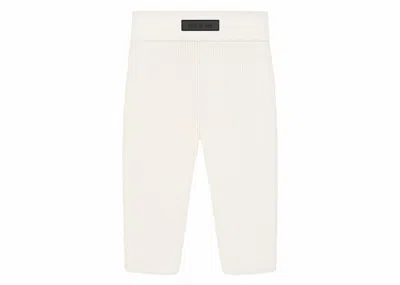 Pre-owned Fear Of God Essentials Women's Biker Short In Cloud Dancer