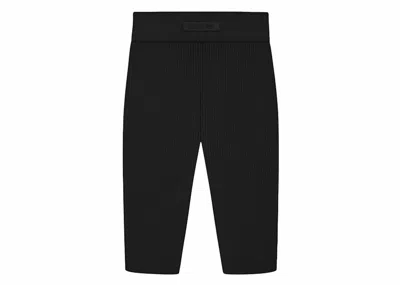 Pre-owned Fear Of God Essentials Women's Biker Short In Jet Black