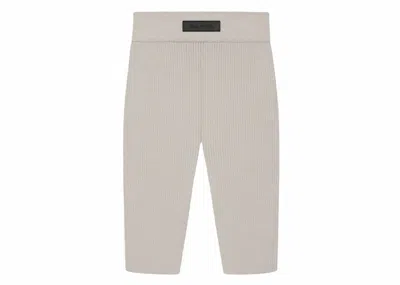 Pre-owned Fear Of God Essentials Women's Biker Short In Silver Cloud