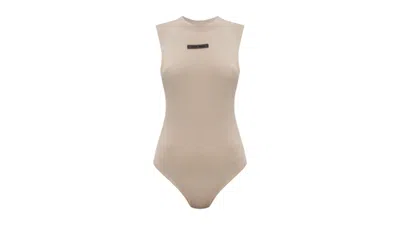Pre-owned Fear Of God Essentials Women's Bodysuit In Timber