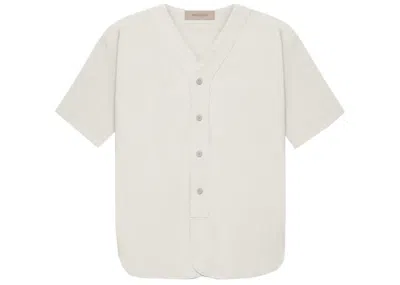 Pre-owned Fear Of God Essentials Women's Boy Scout Shirt In Wheat