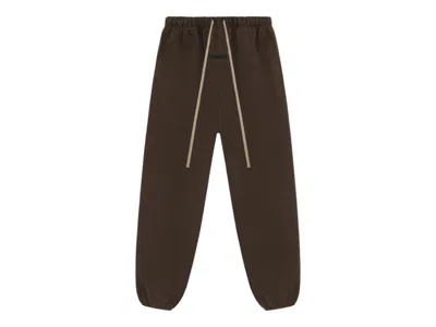 Pre-owned Fear Of God Essentials Women's Brushed Sweatpant In Brown
