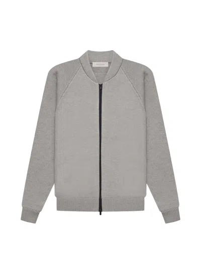 Pre-owned Fear Of God Essentials Women's Cardigan In Dark Oatmeal