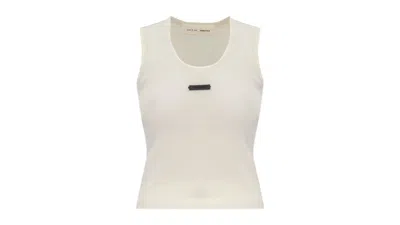 Pre-owned Fear Of God Essentials Women's Essential Tank In Cloud White