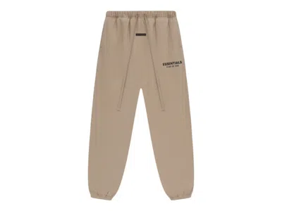 Pre-owned Fear Of God Essentials Women's Fleece Sweatpant In Desert Sand