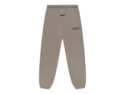 Pre-owned Fear Of God Essentials Women's Fleece Sweatpant In Heather Gray