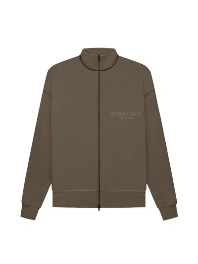 Pre-owned Fear Of God Essentials Women's Fullzip Jacket In Wood