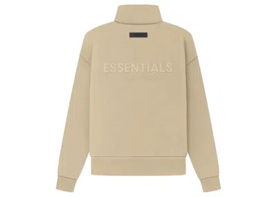 Pre-owned Fear Of God Essentials Women's Fullzip Jacket (ss23) In Sand