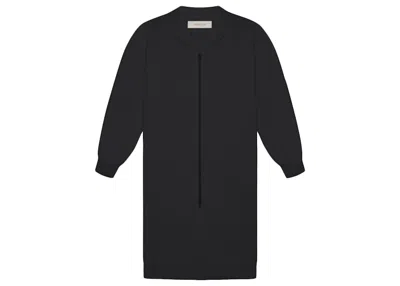 Pre-owned Fear Of God Essentials Women's Long Cardigan In Iron