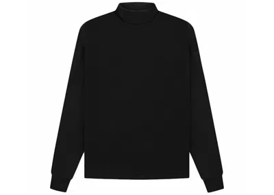 Pre-owned Fear Of God Essentials Women's Relaxed Mockneck (ss22) In Stretch Limo