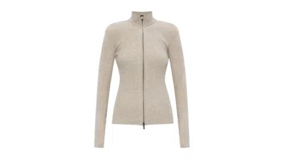 Pre-owned Fear Of God Essentials Women's Soft Rib 2way Jacket In Timber