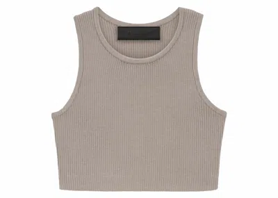 Pre-owned Fear Of God Essentials Women's Sport Tank In Core Heather