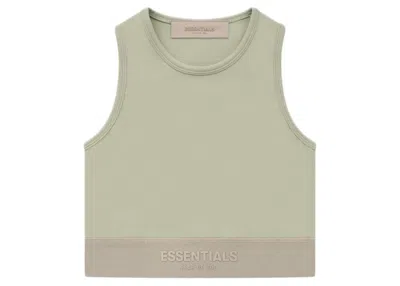 Pre-owned Fear Of God Essentials Women's Sport Tank In Seafoam