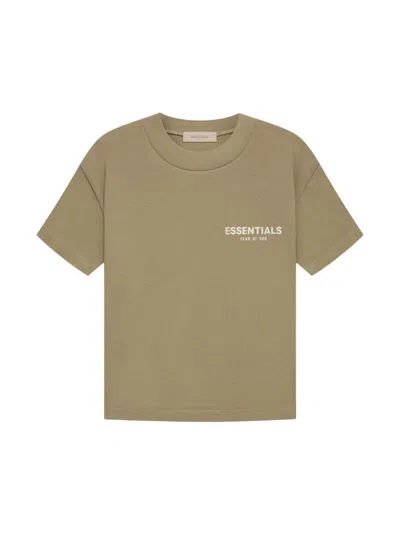 Pre-owned Fear Of God Essentials Women's T-shirt In Oak
