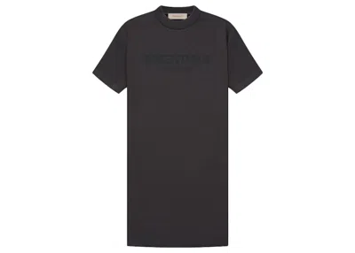 Pre-owned Fear Of God Essentials Women's Tee Shirt Dress In Iron