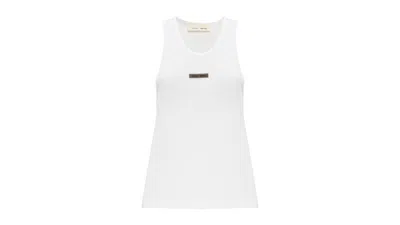 Pre-owned Fear Of God Essentials Women's Top In Cloud White