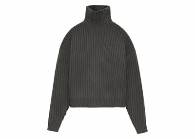 Pre-owned Fear Of God Essentials Women's Turtleneck In Ink