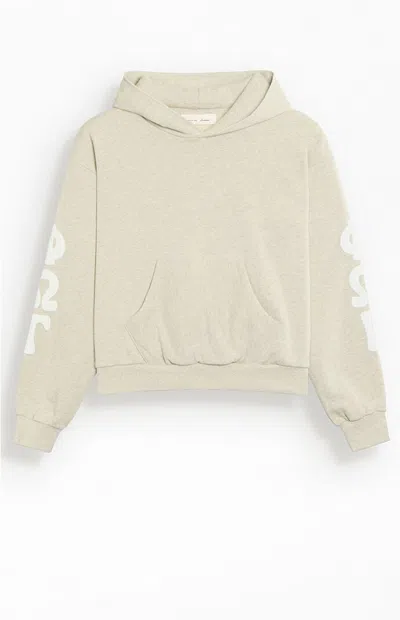 Fear Of God Essentials Women's Vanilla '90s Fleece Hoodie In Neutral