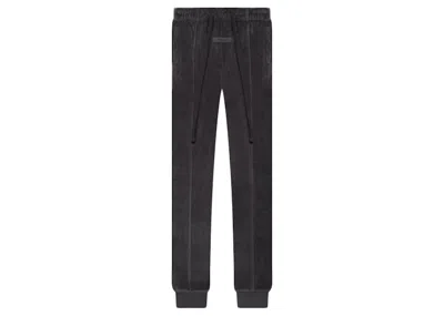 Pre-owned Fear Of God Essentials Women's Velour Pant In Iron