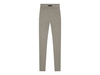 Pre-owned Fear Of God Essentials Women's Waffle Legging In Heather Gray