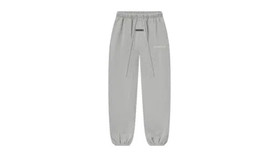 Pre-owned Fear Of God Essentials Womens Classic Fleece Sweatpant In Concrete Heather