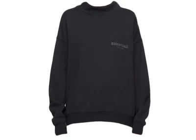 Pre-owned Fear Of God Essentials X Ssense Pullover Mockneck Sweatshirt In Dark Navy Blue