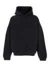 Fear Of God Eternal Black Hoodie With Logo Patch On The Hood And Embroidery On The Front In Cotton Blend Man
