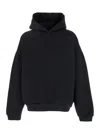 Fear Of God Eternal Black Hoodie With Logo Patch On The Hood And Embroidery On The Front In Cotton Blend Man In Black