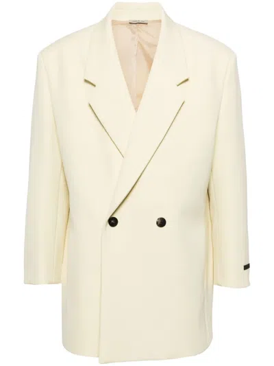 Fear Of God Eternal California Double-breasted Blazer In Yellow