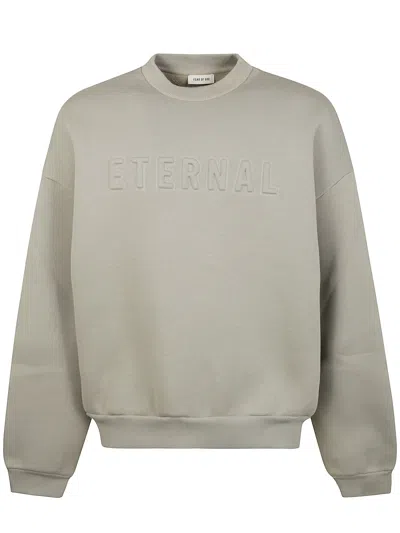 Fear Of God Eternal Crewneck In Dove Grey