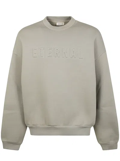 Fear Of God Eternal Crewneck In Gray