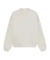 Fear Of God Eternal Crewneck Heavy Cotton Sweatshirt In White