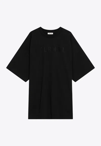 Fear Of God Eternal Crewneck T-shirt In Black